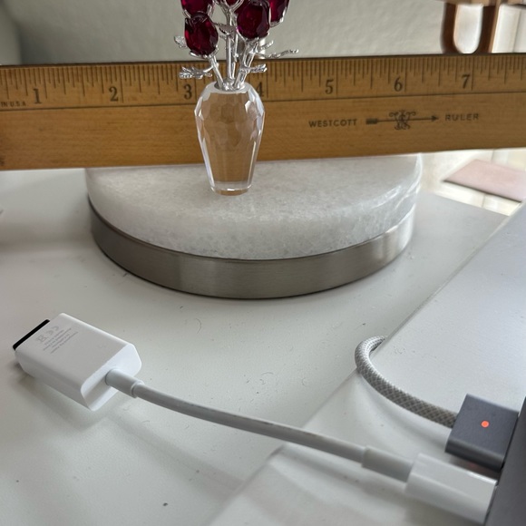 Swarovski six (6) Red Roses in Vase Mini Crystal Trinket Rose Bouquet Authentic - Picture 9 of 9